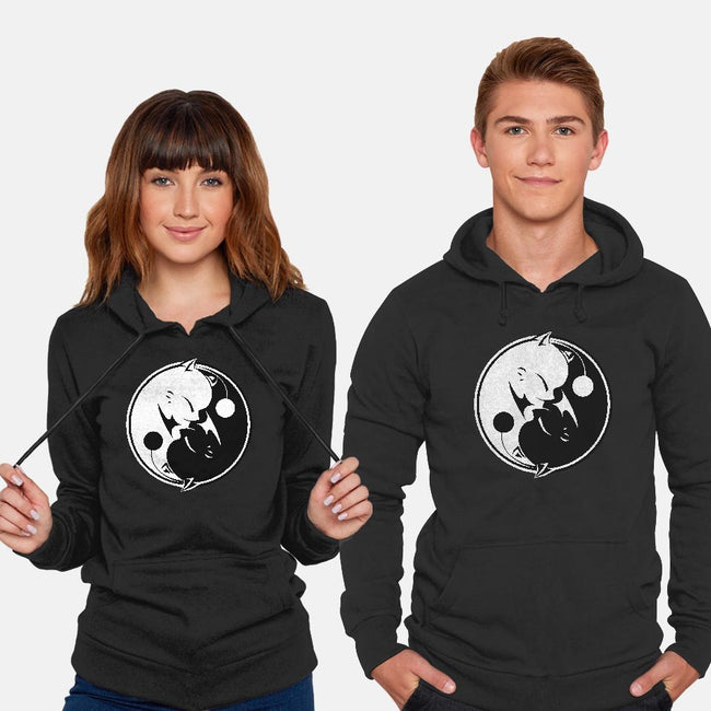 Yin Yang Mog-unisex pullover sweatshirt-motoslave