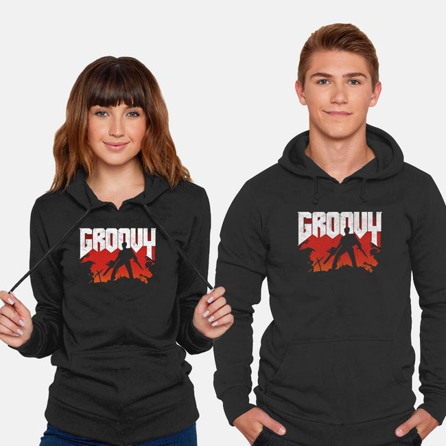 Groovy and Doomy-unisex pullover sweatshirt-Manoss1995