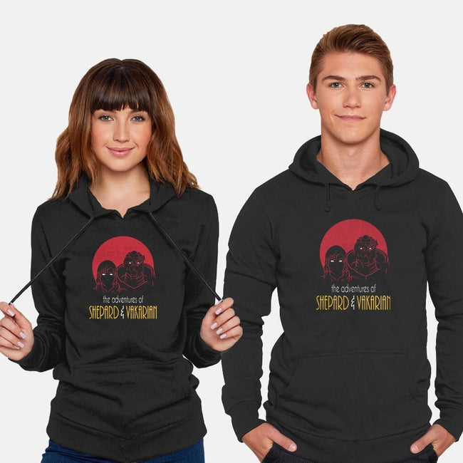 Adventures of FemShep-unisex pullover sweatshirt-Cattoc_C