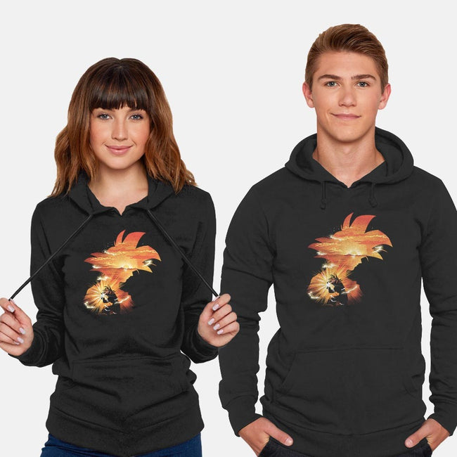 The First Super Saiyan-unisex pullover sweatshirt-dandingeroz
