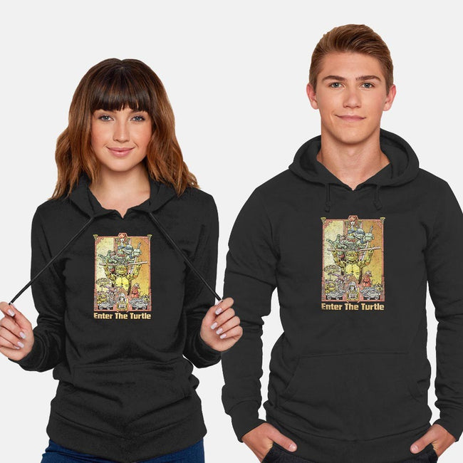 Enter the Turtle-unisex pullover sweatshirt-FunTimesTees