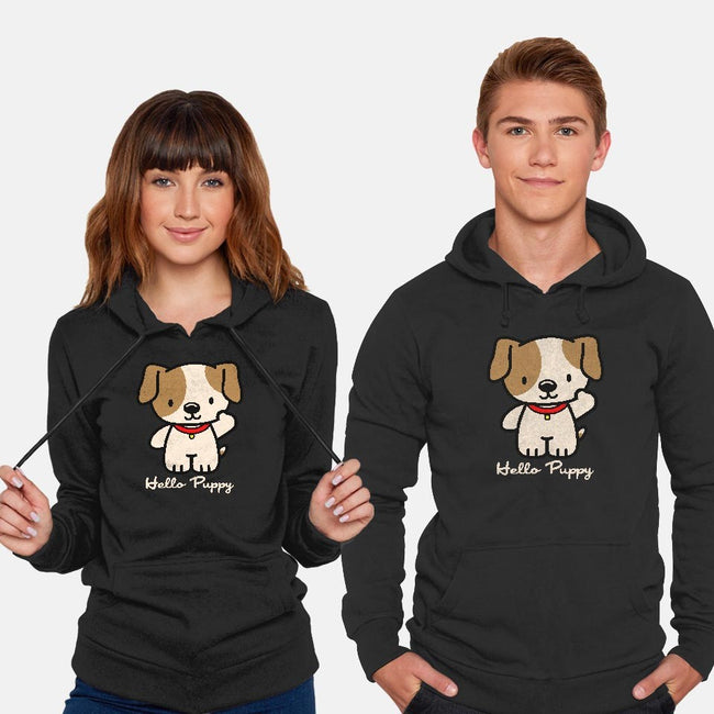 Hello Puppy-unisex pullover sweatshirt-troeks