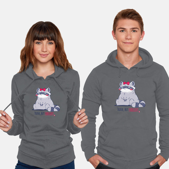 Trash But Fabulous-unisex pullover sweatshirt-ChocolateRaisinFury