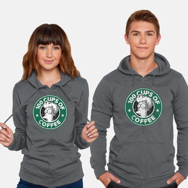 100 Cups of Coffee-unisex pullover sweatshirt-Barbadifuoco