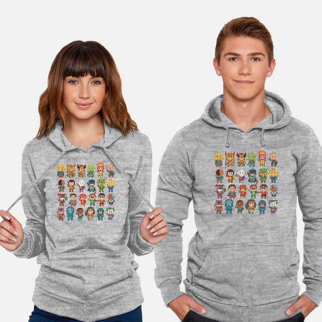 Delightfully Cute Little Heroes-unisex pullover sweatshirt-mattkaufenberg