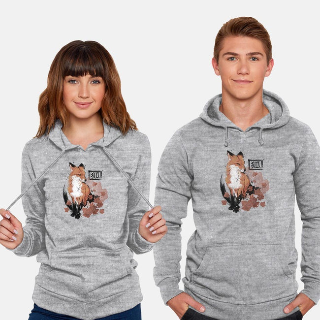 Red Fox-unisex pullover sweatshirt-xMorfina
