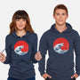 Hokusai Gojira-Variant-unisex pullover sweatshirt-Mdk7
