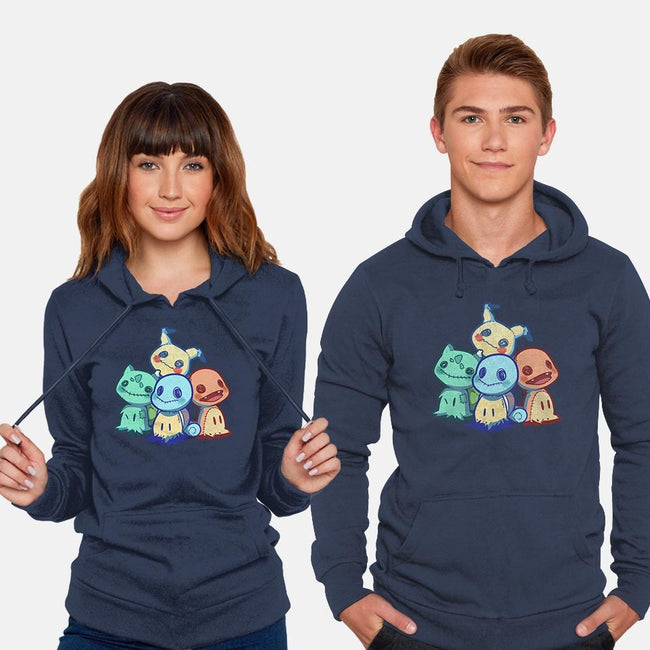 Starterkyus-unisex pullover sweatshirt-digitoonie