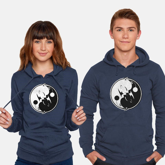 Yin Yang Mog-unisex pullover sweatshirt-motoslave