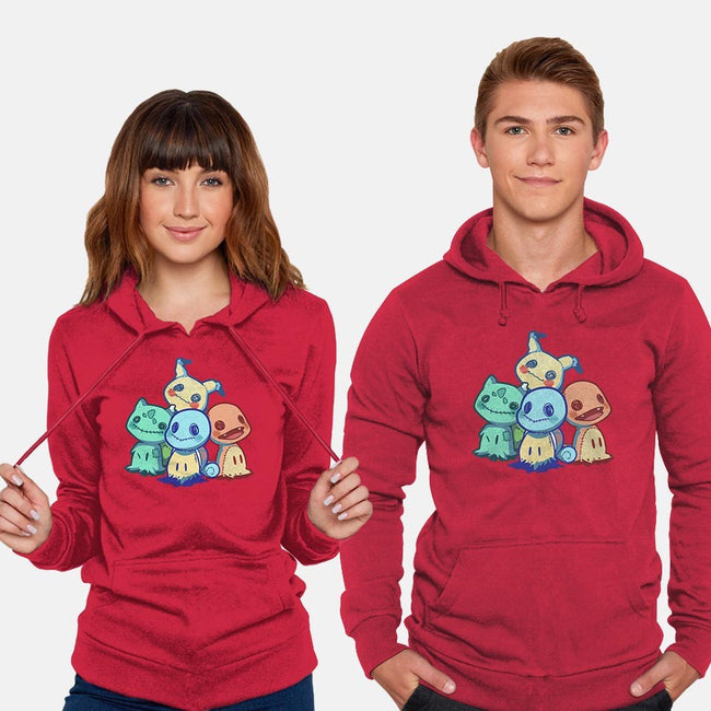 Starterkyus-unisex pullover sweatshirt-digitoonie
