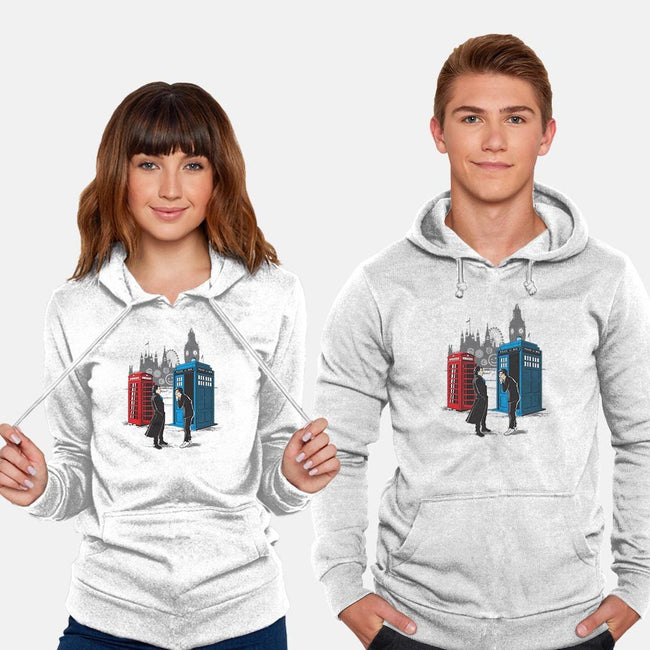 Cabins Collide-unisex pullover sweatshirt-Adams Pinto