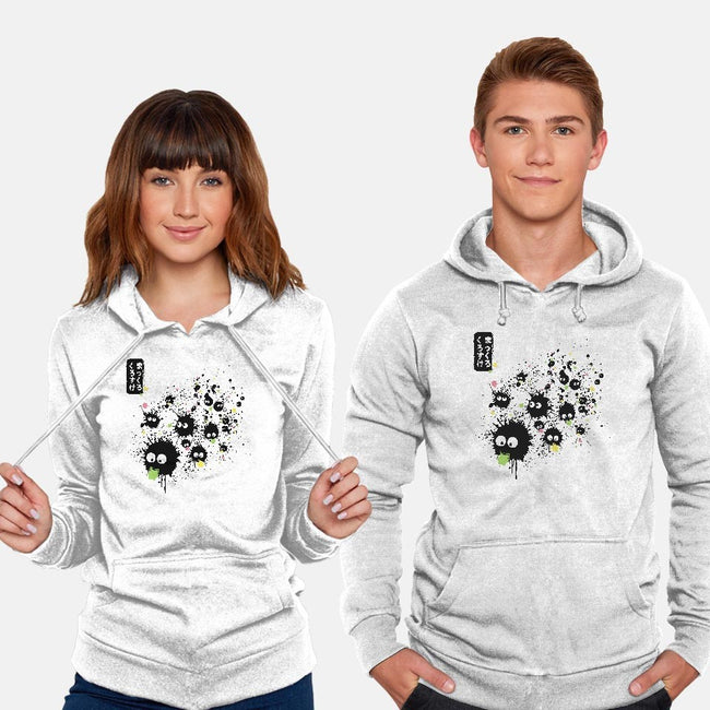 Makkuro Kurosuke Ink-unisex pullover sweatshirt-DrMonekers