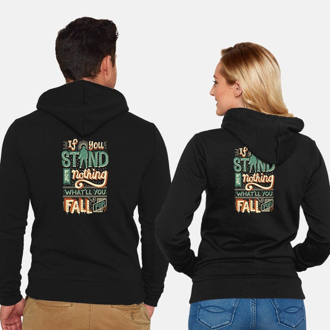 Fall-unisex zip-up sweatshirt-risarodil
