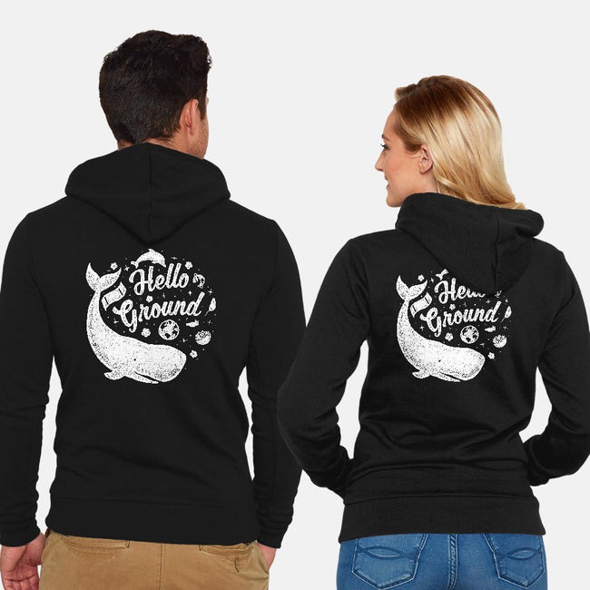 Hello Ground-unisex zip-up sweatshirt-LiRoVi