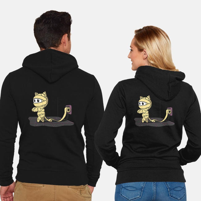 Mummy Cat-unisex zip-up sweatshirt-IdeasConPatatas