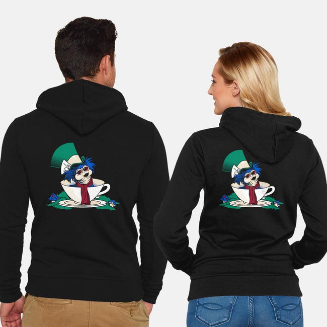 A Nice Cup of Tea-unisex zip-up sweatshirt-Mandrie