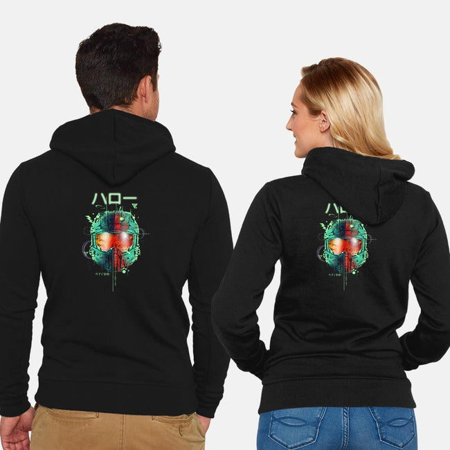 Enlist Now!-unisex zip-up sweatshirt-silentOp