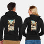 Ancient Moth Ukiyo-E-unisex zip-up sweatshirt-vp021