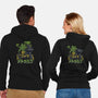 Godzilla vs. Cthulhu-unisex zip-up sweatshirt-Melee_Ninja