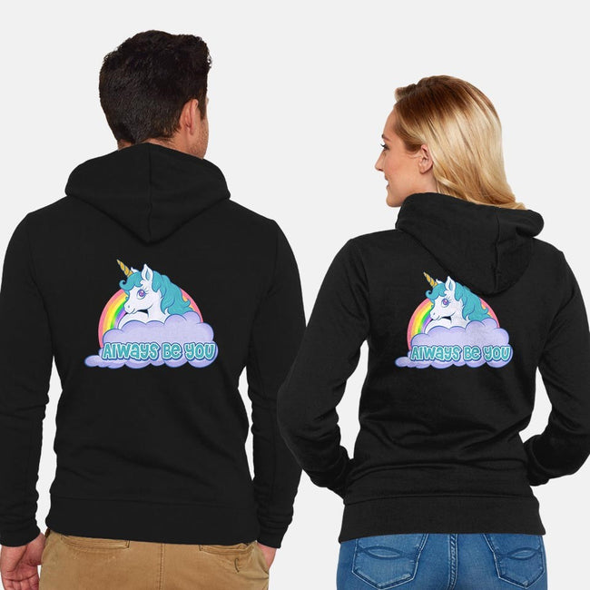 Always Be You-unisex zip-up sweatshirt-Ellador