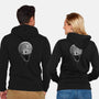 Reflecting Crystal Sphere-unisex zip-up sweatshirt-Kat_Haynes