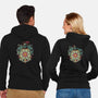 Crest of the Sun-unisex zip-up sweatshirt-Typhoonic