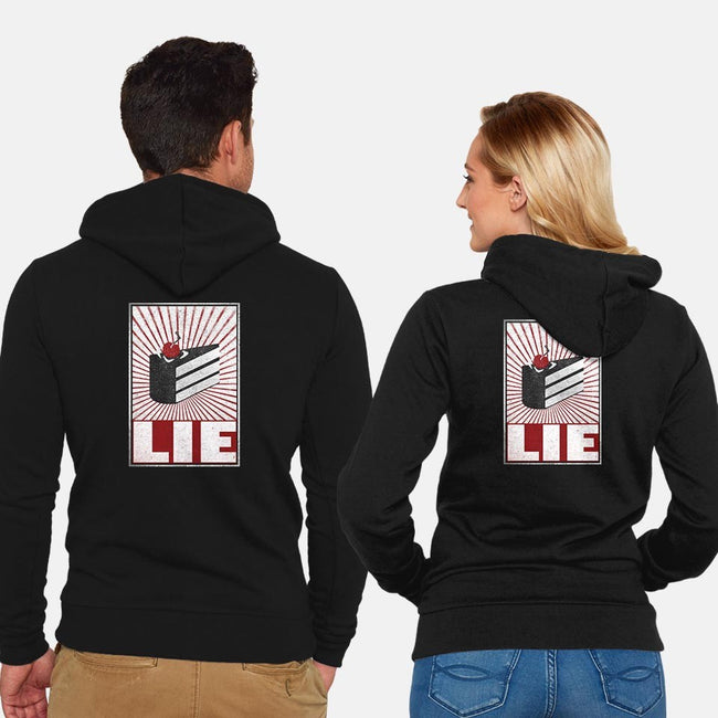 Error 404: Cake not found!-unisex zip-up sweatshirt-AdmConnor