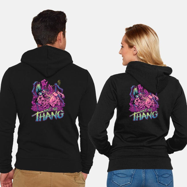 Ain't No Thang-unisex zip-up sweatshirt-BeastPop