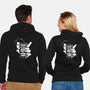 Drink Milk and Kick Ass-unisex zip-up sweatshirt-butcherbilly