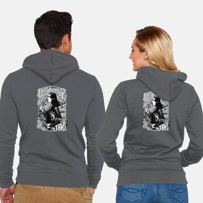 Don't Torture Yourself-unisex zip-up sweatshirt-MedusaD