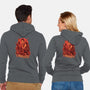Hail to the King, Baby-unisex zip-up sweatshirt-Moutchy