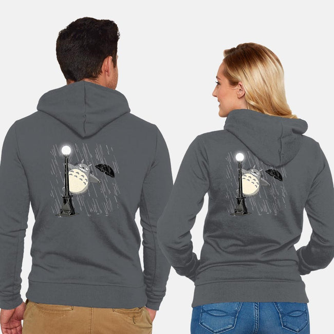 Just Singing in the Rain-unisex zip-up sweatshirt-ddjvigo