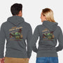 Small Town Travel-unisex zip-up sweatshirt-Steven Rhodes