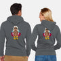 Wuuuuu!-unisex zip-up sweatshirt-InkOne