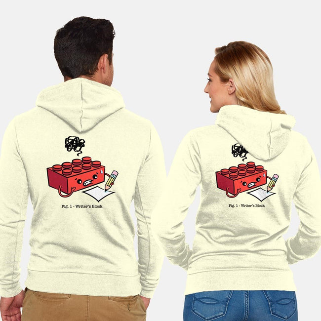 Writer's Block-unisex zip-up sweatshirt-MJ