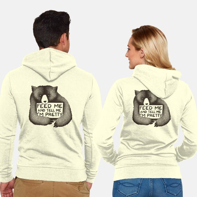 Feed Me-unisex zip-up sweatshirt-tobefonseca