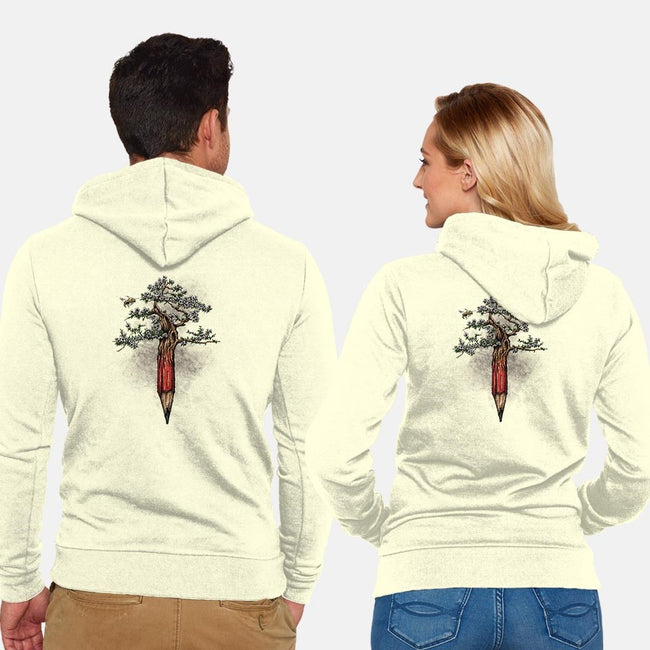 The Origin-unisex zip-up sweatshirt-jun087