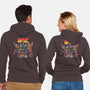Off To Rock the Wiz-unisex zip-up sweatshirt-DonovanAlex