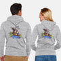 Axe & Bow-unisex zip-up sweatshirt-javiclodo