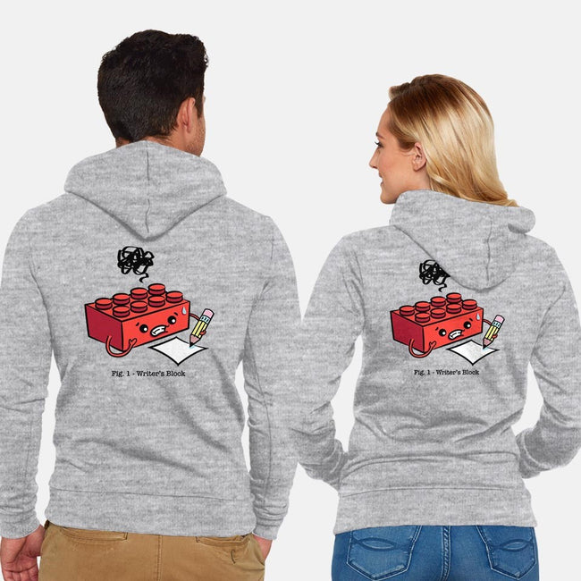 Writer's Block-unisex zip-up sweatshirt-MJ