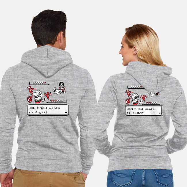 Throne Battle-unisex zip-up sweatshirt-Italiux