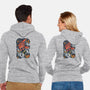 Red Mecha Ink-unisex zip-up sweatshirt-Snapnfit