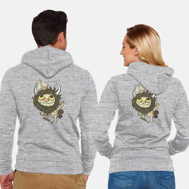 Ode to the Wild Things-unisex zip-up sweatshirt-wotto