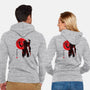 Predator Red-unisex zip-up sweatshirt-albertocubatas