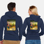 Sponge of Rivia-unisex zip-up sweatshirt-artofvelazquez