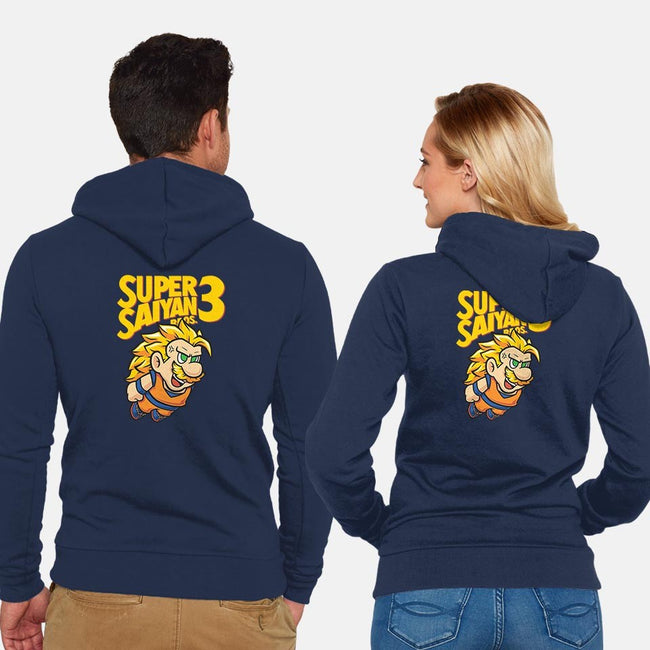 Saiyan Bros 3-unisex zip-up sweatshirt-Oktobear