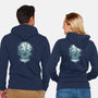 Dark Forest Skull-unisex zip-up sweatshirt-Sitchko Igor