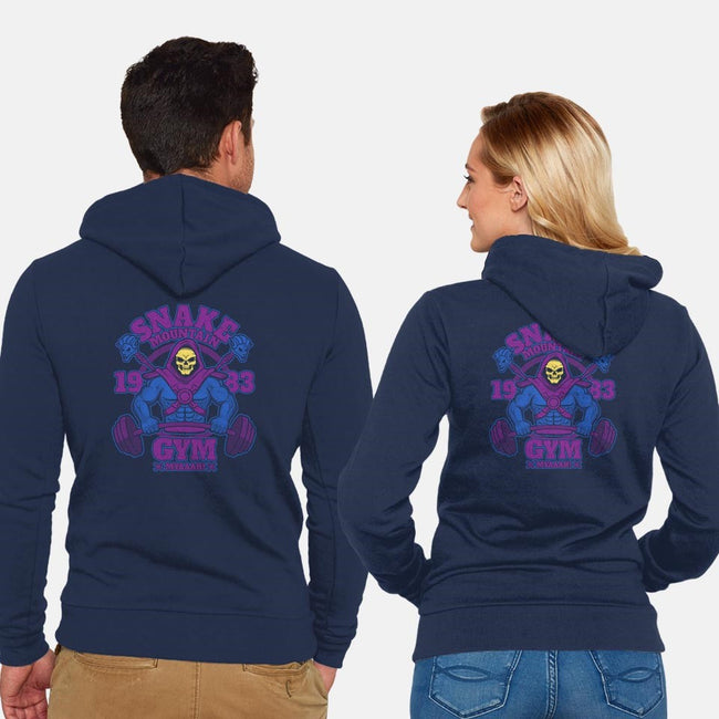 Snake Mountain Gym-unisex zip-up sweatshirt-jozvoz