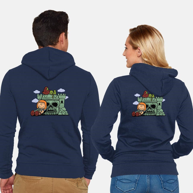 Eternian Nuts-unisex zip-up sweatshirt-Boggs Nicolas