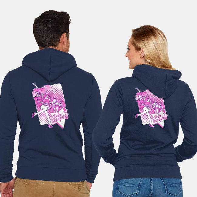 Truly Outrageous!-unisex zip-up sweatshirt-hugohugo